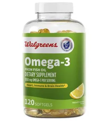 Omega-3, Alyaska baliq yog‘i 1000 mg, mol jelatini, AQSh