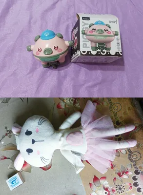 Продаются игрушки зайчик мягкий и свинка рабочая