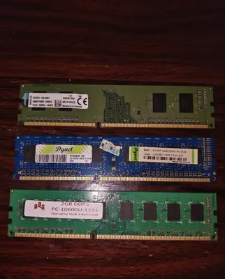 Оперативная память DDR3 2 ГБ 1333, 4 ГБ 1600U для компьютера 1
