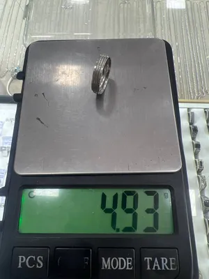 Мужское обручальное кольцо, серебро 925 пробы