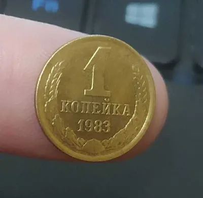 Монета 1 копейка. 1