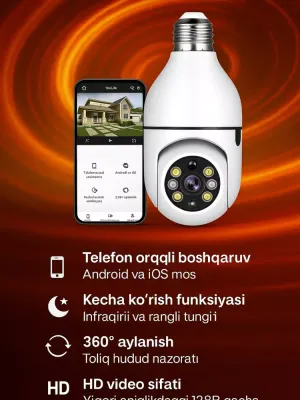 Wifi Kamera:Har tomonlama xavfsizlik va kuzatuv 1