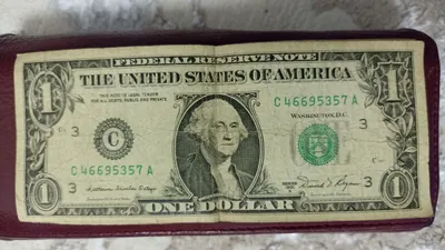 ONE DOLLAR старый купюр 1