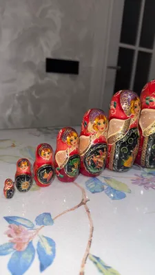 Русский народный сувенир Матрешка(10штук) 1