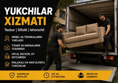 Yuk tashish xizmati 24 / 7