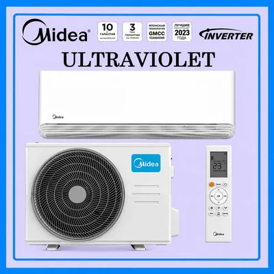 Кондиционер Midea Ultraviolet с UV-лампой 1