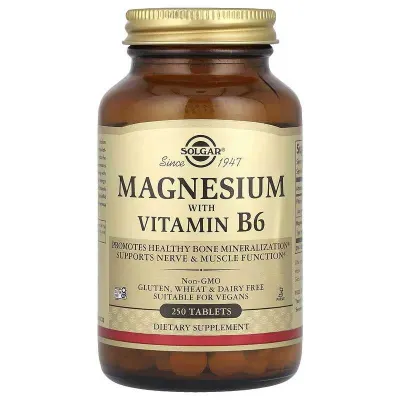 Solgar Magnesium Vitamin B6 Magniy B6 B6 magniy b6 magniy 1