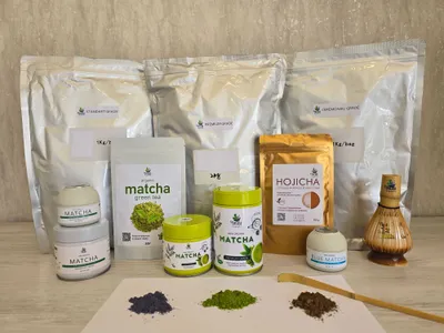 HoReCa uchun kukunli Matcha choyi, Ube, ko‘k matcha