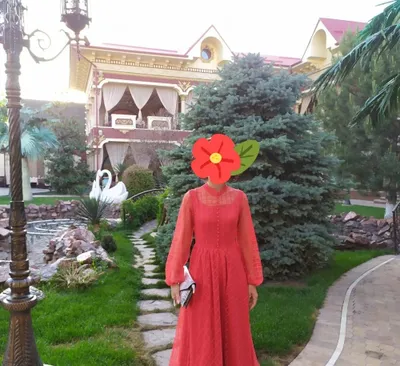 Qizil rangli kechki libos 1