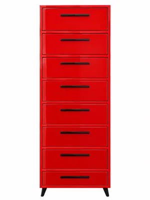 Продается новый комод в ярко красном цвете 1