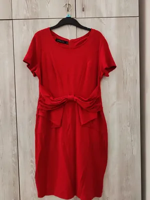 Belida bantli qizil HOMEYEE ko‘ylagi, XL 1