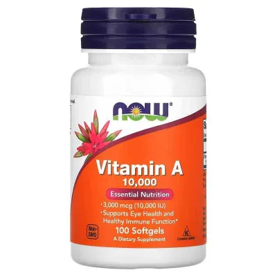 NOW Foods Vitamin A vitamini 10000 XB va 25000 XB 1