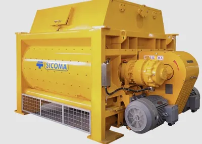 Бетонный завод HZS180 с миксером Sicoma 3000