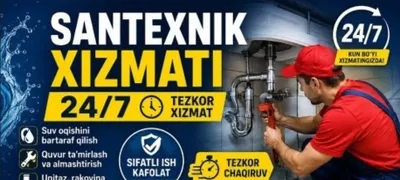 Toshkent bo‘yicha santexnik