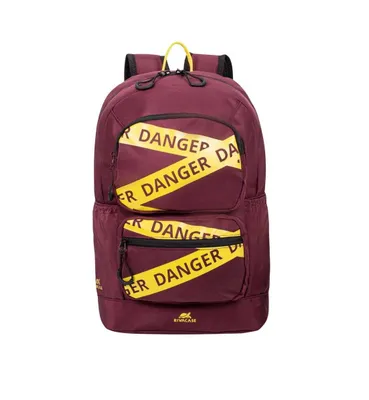 ^ Рассрочка на сумку RIVACASE 5421 burgundy red Urban backpack 14L/12 1