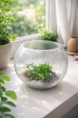 Shisha akvarium-vaza — interyer va shinamlikning nafis elementi 1