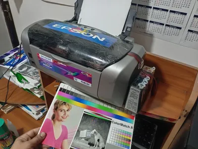 Epson M100 — реактивно быстрый чёрно-белый принтер. Заправлен 1