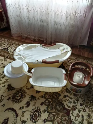 продаётся набор тазиков для купания и ходунок 1