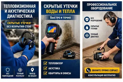 Тепловизор ва акустик текширув хизмати