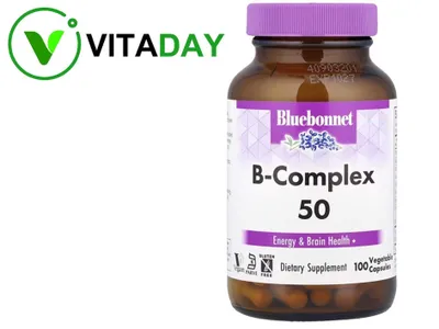 Bluebonnet B-Complex 50 B Complex 50, B guruhi vitaminlari 1