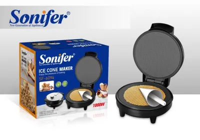 Вафельница Sonifer SF-6094 рожки/вафли/конус/ Vafli to28 1