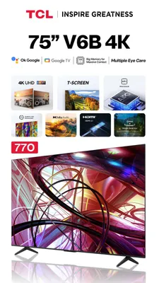 TCL 75V6B televizori (2024 model) 1