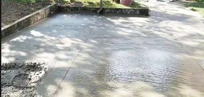 Заливаем стяжку вручную 1