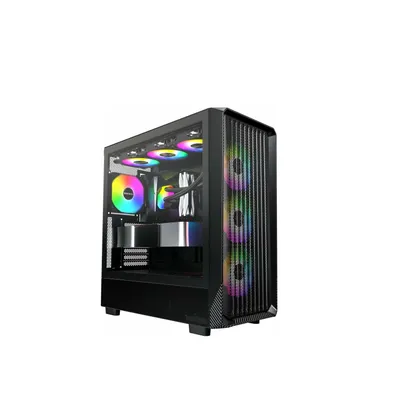 Montech X5 Black korpusi E-ATX, ATX, Micro-ATX, Mini-ITX 1