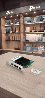 Dostavka.PCi-e Intel i350-T4 Quad RJ45 Gigabit 1