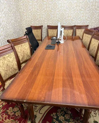 Продаются стол и стулья 275 × 110 см. 1