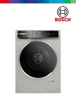 Bosch WGB2560XME — Серия 8, стиральная машина с фронтальной загрузкой, 10 кг, 1600 об/мин, серебристая нержавеющая сталь