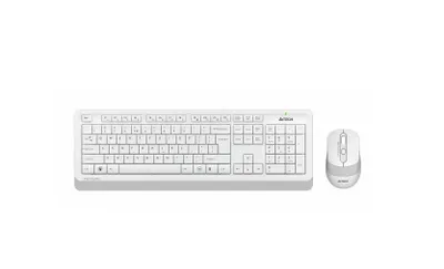 A4Tech FSTyler FG1010 to‘plami: oq simsiz klaviatura va sichqoncha 1