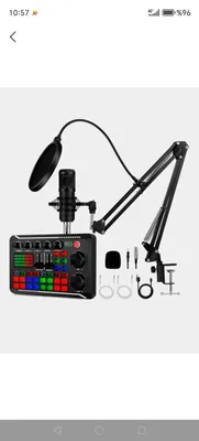 BM-800 Microphone(Gold) & F998 Sound Card,