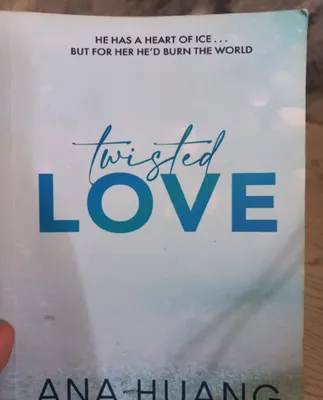 Twisted love 1st book, white pages marked few times 1