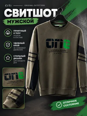 Erkaklar uchun ONE TheOriginal Outfiters svitshoti (xaki) 1