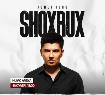 SHOXRUX konsertiga (bepul) eng arzon bilet