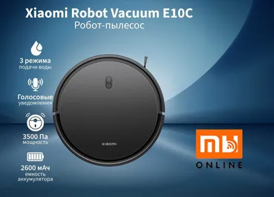 Xiaomi Robot Vacuum E10C robot-changyutgichi (EU, qora) 1