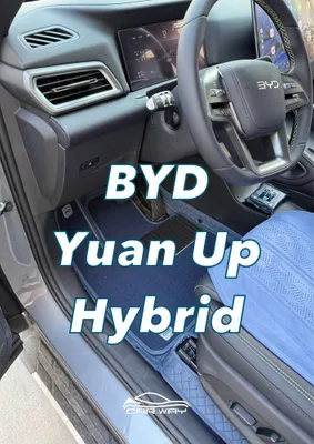 9D полики / коврики для BYD Yuan Up Hybrid 1