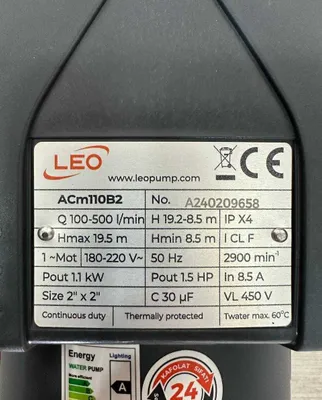 Циркуляционный насос LEO 1