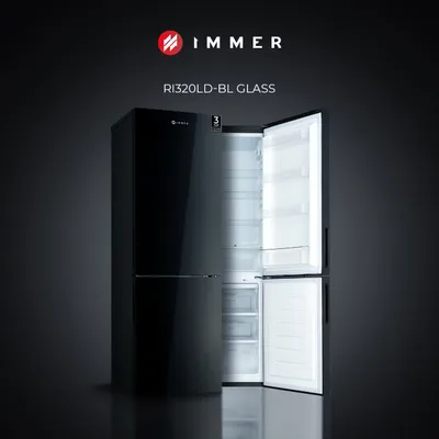 Immer RI 320LD-BL.Glass muzlatgich