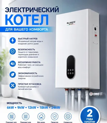 Электрический котёл Blanco Bloom, первый запуск, рассрочка