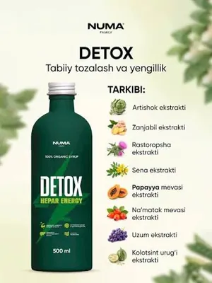Numa detox 500 ml 2