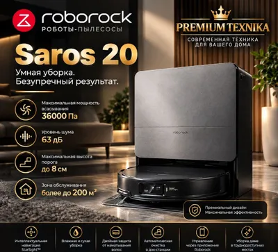 Roborock Saros 20 — robot changyutgichi