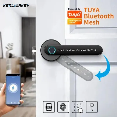 Умный биометрический дверной замок Bluetooth Tuya Smart, Smart lock 1