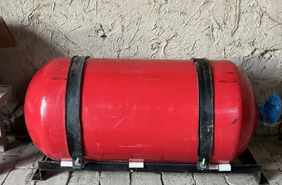 Metan balon 90L, 3-pokaleniya orginal zapchaslari bilan 1