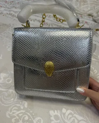 Серебрянная сумка новая 1