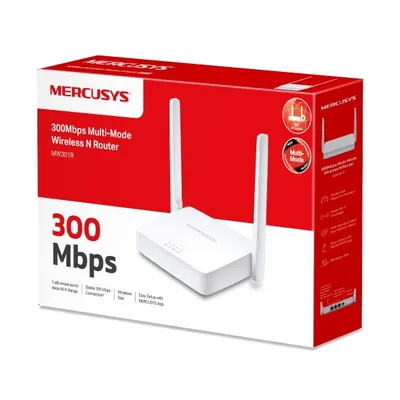 Mercusys MW301R oq rangli simsiz router 1