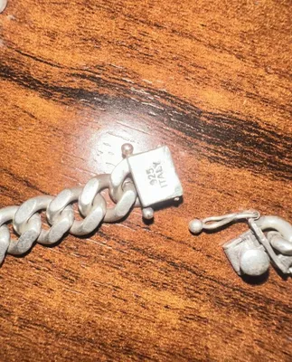 Серебряная цепь, проба 925, Италия 1