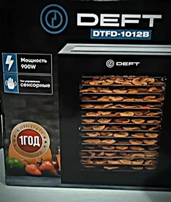 Professional dehydrator DEFT DTFD-1012B Qoqi va chips tayyorlash appar