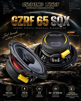 Ground zero gzrf 65 sqx 1